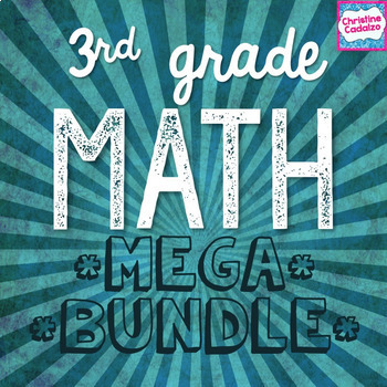 Preview of Third Grade Math MEGA Bundle