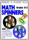 Common Core Math Tools K-3 - SPINNERS!