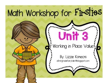 Preview of Unit 3- Place Value for First Grade