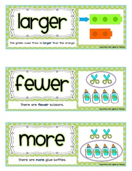 Common Core Math Vocabulary Cards 122 Word Wall Cards {Kindergarten