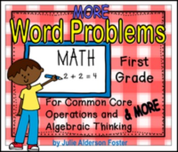 Preview of Common Core Math Word Problems for First Grade - Set 2