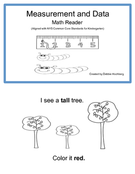 Preview of Common Core Math in Kindergarten  (Measurement and Data)