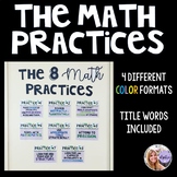 Common Core Mathematical Practices Posters - 4 COLORED VERSIONS!