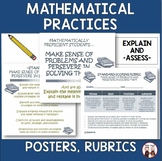 Mathematical Practices Printable Posters Rubrics Scoring Sheets