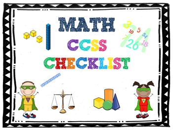 Preview of Common Core Mathematics Checklist Kindergartent