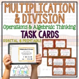 Multiplication and Division Writing Equations Task Cards