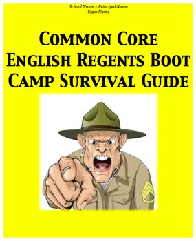 Preview of Common Core English Regents Survival Guide (NYS)