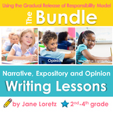 Narrative, Expository and Opinion Writing Lessons (Bundled