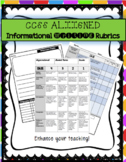 Common Core Informational Rubrics: 3rd Grade