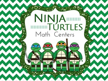 Common Core Ninja Turtle Math Centers by Teaching Upstairs | TpT