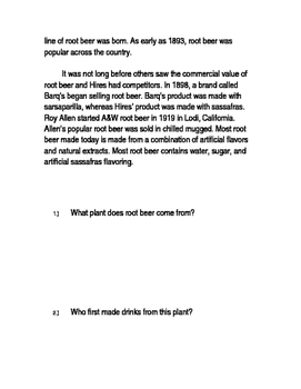 Preview of Common Core Nonfiction Reading Comprehension Practice Packet