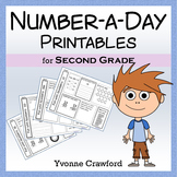 Number a Day Math Printables (second grade)
