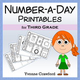 Number a Day Math Printables (third grade)