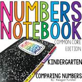 Common Core Numbers Notebook Comparing Numbers Kindergarten