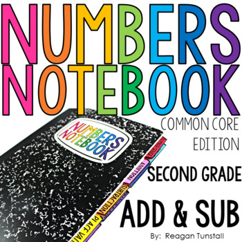 Preview of Common Core Numbers Notebook Second Grade Addition Subtraction