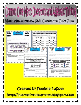 Preview of Common Core Operations and Algebraic Thinking  Assessments and MORE