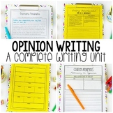 Opinion Writing Unit | Writing Workshop | Print and Digital