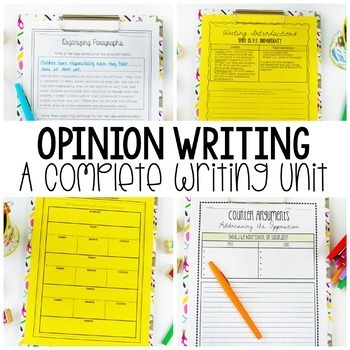 Opinion Writing Unit | Writing Workshop | Print and Digital by Ashleigh