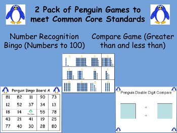 Preview of Common Core Penguin Bingo and Equality