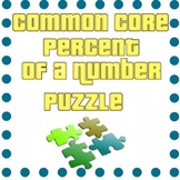 Common Core - Percent of a Number Puzzle - Math Fun