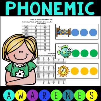 Preview of Phonemic Awareness Binder - Science of Reading SOR