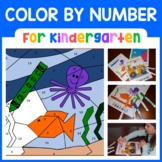 Color by Number Kindergarten Math Facts | Color by Number,