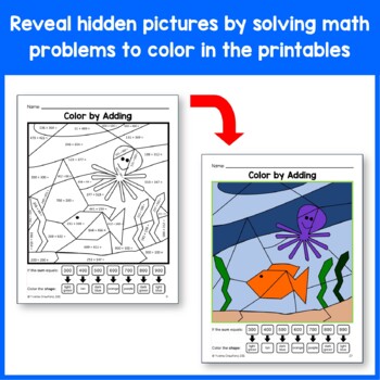 color by number third grade color by multiplication and division