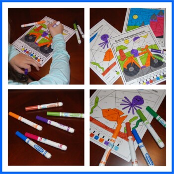 color by number third grade color by multiplication and division