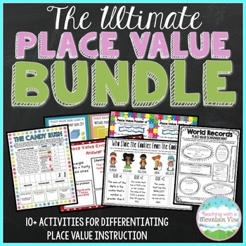 Preview of Place Value Activities Bundle