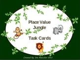 Common Core Place Value Task Cards with a Jungle Theme