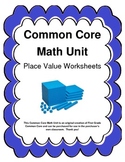 Common Core Place Value Worksheets
