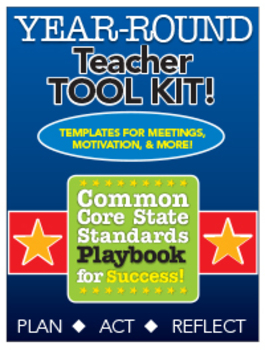 Preview of Common Core Playbook for Success: Tools for Meetings, Motivation, & More!