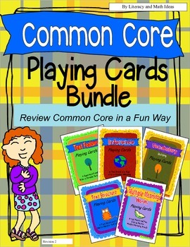 Preview of Common Core Playing Cards Set 1