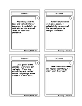 Common Core Playing Cards Set 1 by Literacy and Math Ideas | TPT