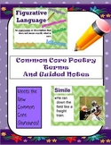 Common Core Poetry Terms and Guided Notes