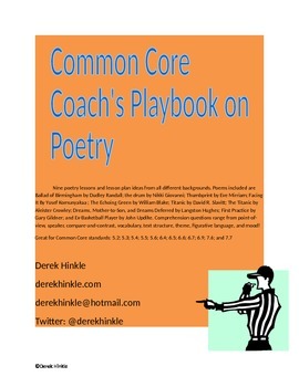 Preview of PARCC Common Core Poetry Unit