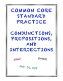 Common Core L.5.1a: Conjunctions, Prepositions, and Interjections