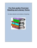 Common Core Pre-Post Test of Reading Terms and Strategies