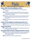 Common Core Quick Reference/Cards Math: Operations & Algebraic Thinking