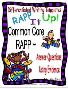 Preview of RAPP Writing ~ Answering Questions Using Evidence