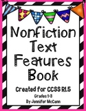 Common Core RI.5 Nonfiction Text Features Booklet for Grades 1-3