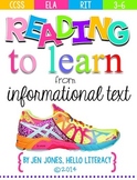 Common Core RIT: Reading Comprehension Sheets for 3-6 Info