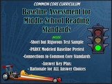 Common Core Reading Baseline Test and Scoring Guide
