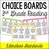 Common Core Reading Choice Boards {Literature: 3rd Grade}