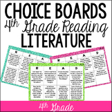 Common Core Reading Choice Boards {Literature: 4th Grade}