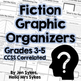 Fiction Comprehension Graphic Organizer Bundle - CCSS Lite