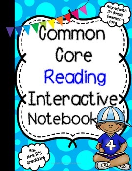 Preview of Common Core Reading Interactive Notebook