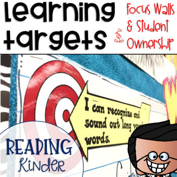 Common Core Reading Learning Targets Kindergarten