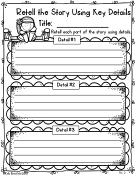 Graphic Organizers for Reading Literature Grades 1-2 by Kelly Benefield