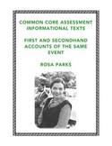 Common Core-Aligned Reading: Firsthand and Secondhand Info